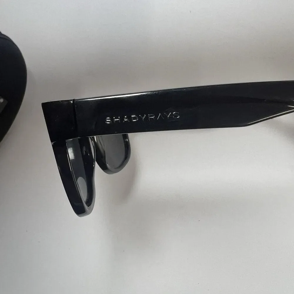 Shady Rays SR PRO II POLARIZED Men's Black Sunglasses With Hard Case Classic